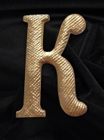 The letter "K"